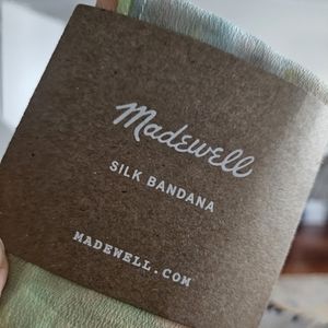 Madewell Silk Bandana Scarf NWT